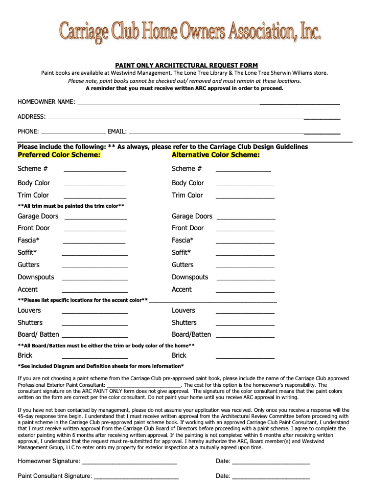 ARC Paint ONLY - June 2024